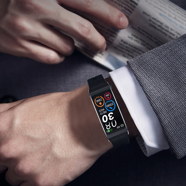 K13S 1.14 inch TFT Screen Silicone Strap Smart Calling Bracelet Supports Sleep Management/Blood Oxygen Monitoring(Black) - Smart Wristbands by PMC TechLife | Online Shopping South Africa | PMC TechLife | Buy Now Pay Later Mobicred