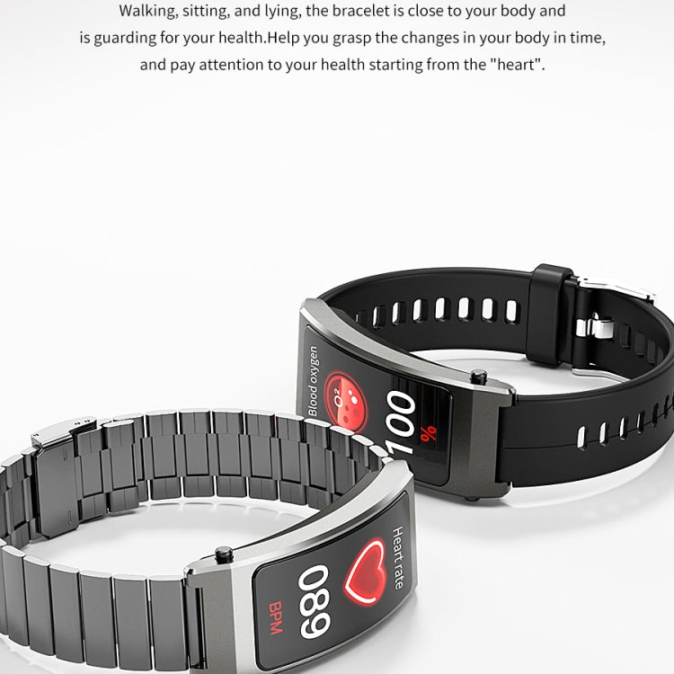 K13S 1.14 inch TFT Screen Silicone Strap Smart Calling Bracelet Supports Sleep Management/Blood Oxygen Monitoring(Black) - Smart Wristbands by PMC TechLife | Online Shopping South Africa | PMC TechLife | Buy Now Pay Later Mobicred