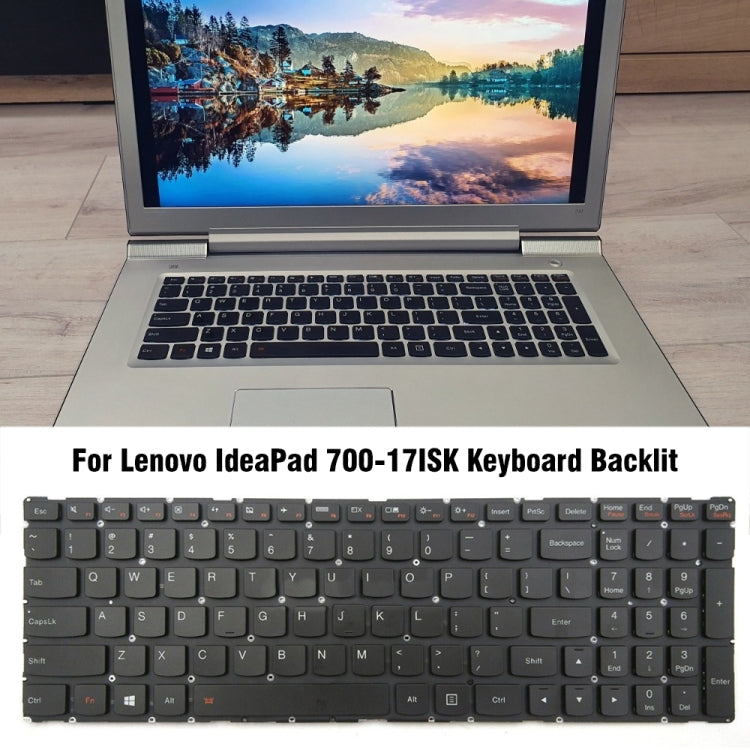 For Lenovo IdeaPad 700-17ISK Backlight Laptop Keyboard - Lenovo Spare Parts by PMC TechLife | Online Shopping South Africa | PMC TechLife | Buy Now Pay Later Mobicred