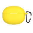For Xiaomi Redmi Buds 4 Active Shockproof Silicone Earphone Protective Case with Hook(Yellow) - Xiaomi Earphone Case by PMC TechLife | Online Shopping South Africa | PMC TechLife