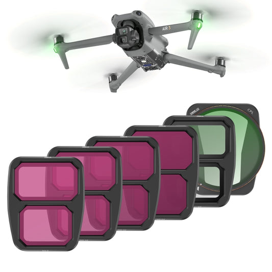 For DJI Air 3 STARTRC Drone Lens Filter, Lens:6 in 1 ND8/16/32/64 UV CPL - free shipping - PMC Jewellery - Order now!