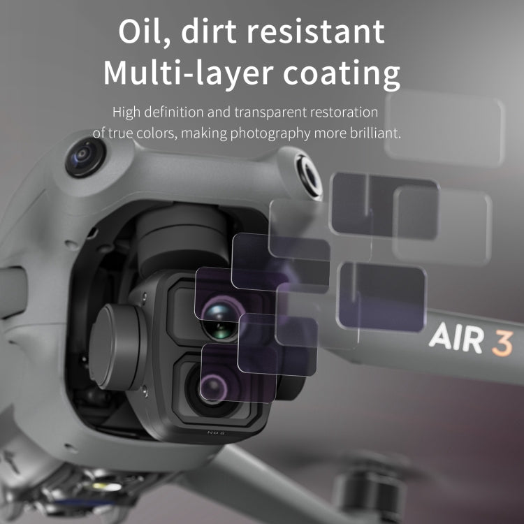 For DJI Air 3 STARTRC Drone Lens Filter, Lens:6 in 1 ND8/16/32/64 UV CPL - free shipping - PMC Jewellery - Order now!