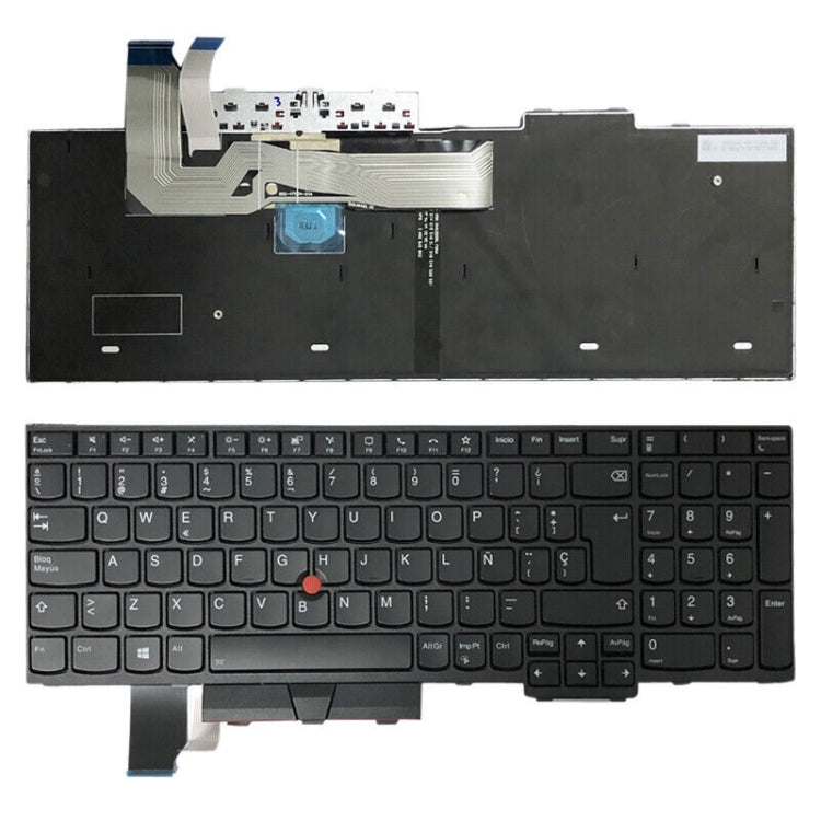 For Lenovo ThinkPad E580 / L580 / E585 Spanish Version Backlight Laptop Keyboard - Lenovo Spare Parts by PMC TechLife | Online Shopping South Africa | PMC TechLife