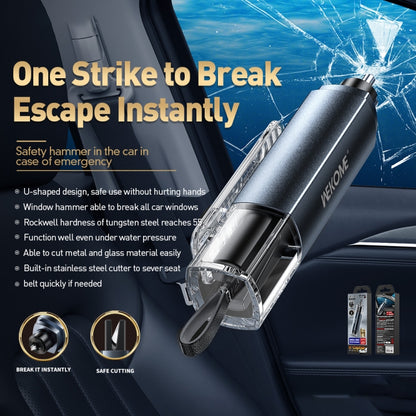 WK WT-SHO1 Vehicle Multifunctional Safety Hammer(Tarnish) - free shipping - PMC Jewellery - Order now!