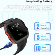 Model X 1.99 inch IP68 Water-resistant Android 9.0 4G Dual Cameras Matte Smart Watch, Specification:2GB+16GB(Black)