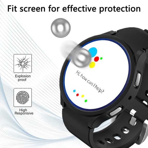 For Samsung Galaxy Watch 6 44mm Half-inclusive PC Watch Protective Case(Rose Gold)