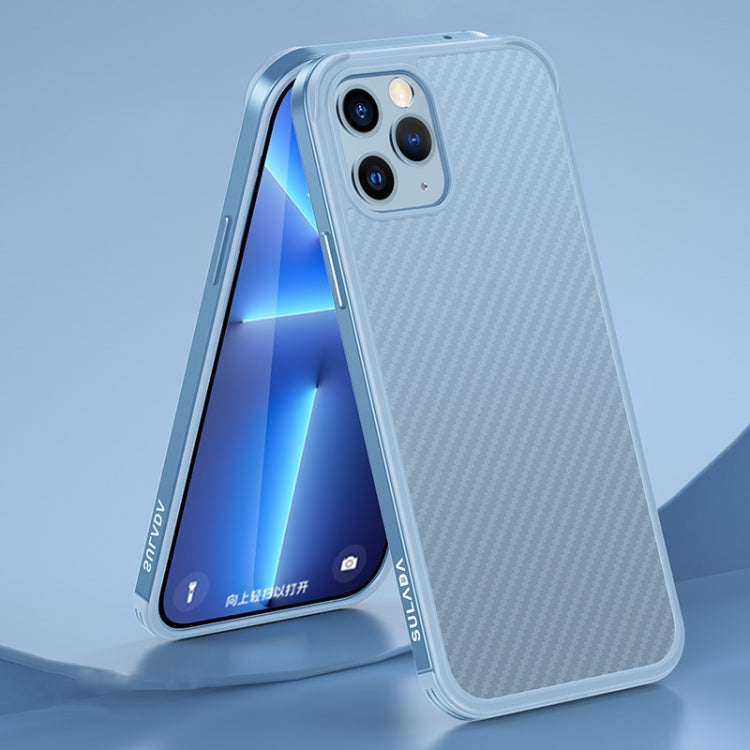 For iPhone 13 Pro Max SULADA Luxury 3D Carbon Fiber Textured Metal + TPU Frame Phone Case(Sierra Blue) - iPhone 13 Pro Max Cases by SULADA | Online Shopping South Africa | PMC TechLife