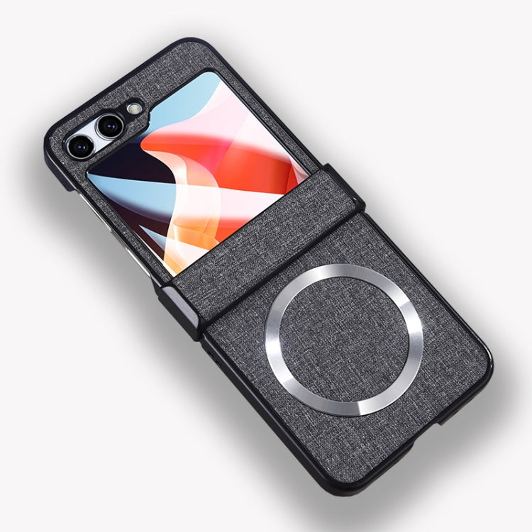 For Samsung Galaxy Z Flip5 MagSafe Magnetic Back Screen Integrated Phone Case(Grey) - Galaxy Z Flip5 Cases by PMC TechLife | Online Shopping South Africa | PMC TechLife