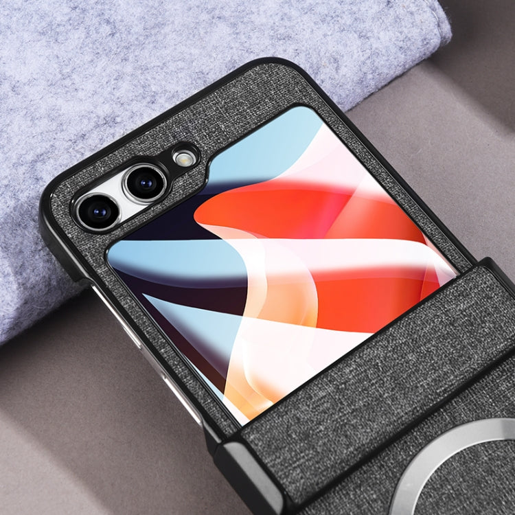 For Samsung Galaxy Z Flip5 MagSafe Magnetic Back Screen Integrated Phone Case(Grey) - Galaxy Z Flip5 Cases by PMC TechLife | Online Shopping South Africa | PMC TechLife