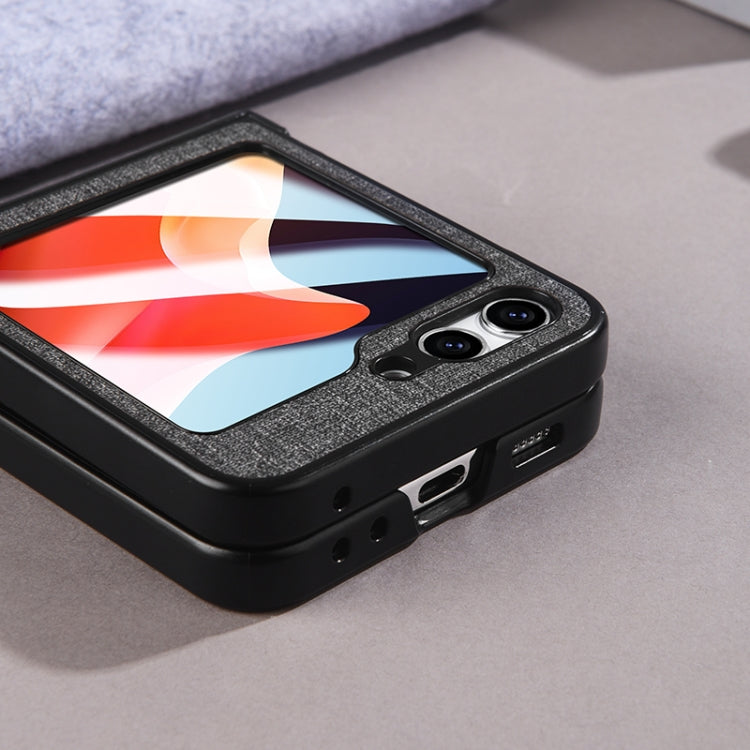 For Samsung Galaxy Z Flip5 MagSafe Magnetic Back Screen Integrated Phone Case(Grey) - Galaxy Z Flip5 Cases by PMC TechLife | Online Shopping South Africa | PMC TechLife