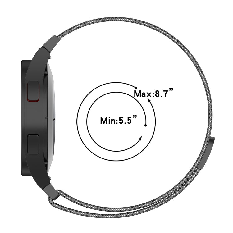 For Samsung Galaxy Watch 6 / 6 Classic Milan Magnetic Metal Watch Band(Silver) - free shipping - PMC TechLife - Order now!