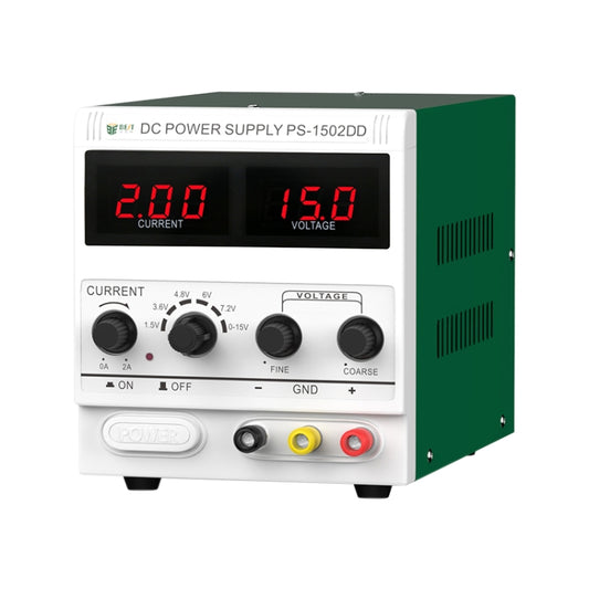 BEST 1502DD 15V / 2A Digital Display DC Regulated Power Supply, 220V EU Plug - free shipping - PMC Jewellery - Order now!