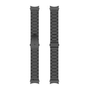 For Samsung Galaxy Watch 6 / 6 Classic Three Bead Stainless Steel Watch Band(Black)