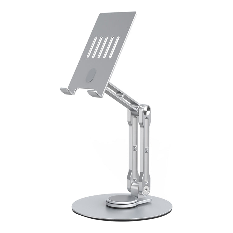R-JUST HZ40 Mechanical Lift Tablet Desktop Stand(Silver) - Desktop Holder by R-JUST | Online Shopping South Africa | PMC TechLife | Buy Now Pay Later Mobicred