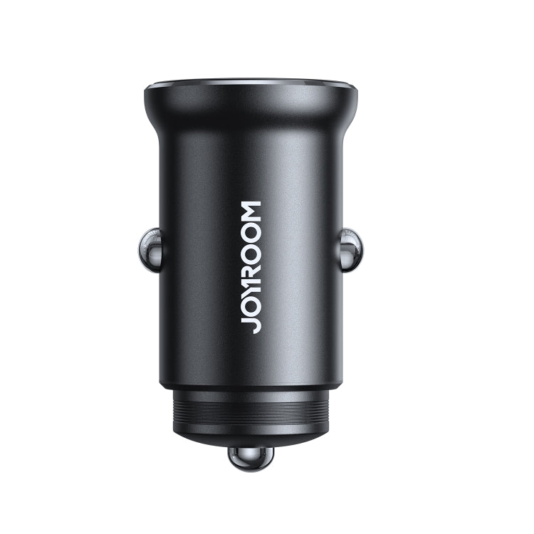 JOYROOM JR-CCN05 30W PD+QC3.0 Mini Metal Car Charger(Black) - free shipping - PMC TechLife - Order now!