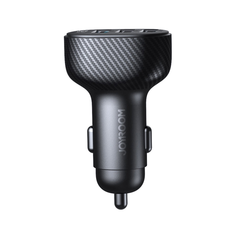 JOYROOM JR-CCD03 3.4A 3 x USB Ports Digital Display Car Charger(Black) - Car Charger by JOYROOM | Online Shopping South Africa | PMC TechLife | Buy Now Pay Later Mobicred