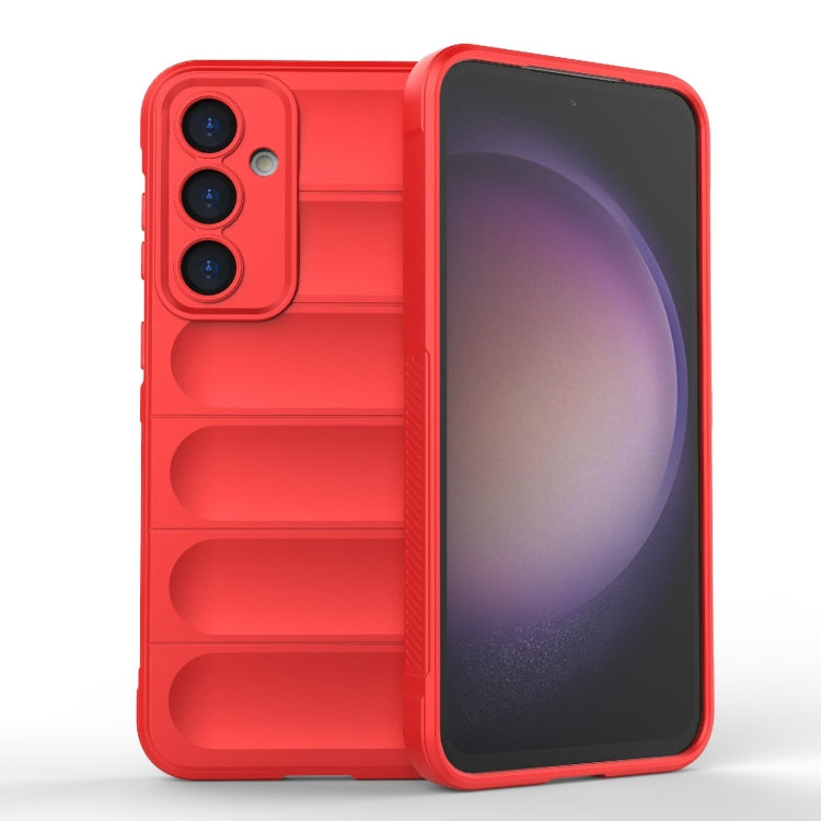 For Samsung Galaxy S23 FE 5G Magic Shield TPU + Flannel Phone Case(Red) - free shipping - PMC TechLife - Order now!