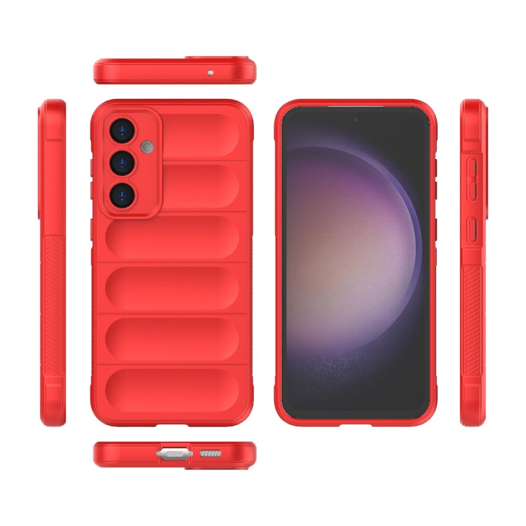 For Samsung Galaxy S23 FE 5G Magic Shield TPU + Flannel Phone Case(Red) - free shipping - PMC TechLife - Order now!