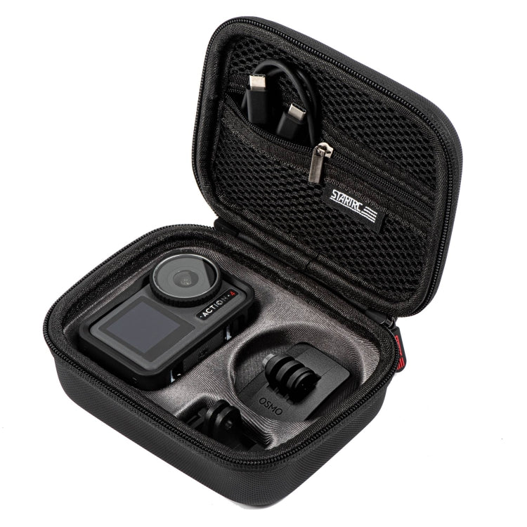 For DJI Osmo Action 4 STARTRC Portable PU Storage Box Case Standard Kit(Black) - free shipping - PMC TechLife - Order now!