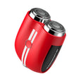 Portable Wet and Dry Double Shaving IPX7 Waterproof Electric Shaver(Red) - free shipping - PMC TechLife - Order now!