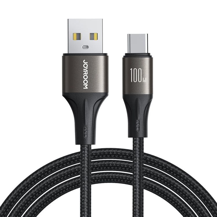 JOYROOM SA25-AC6 100W USB to USB-C/Type-C Fast Charge Data Cable, Length:1.2m(Black) - free shipping - PMC TechLife - Order now!