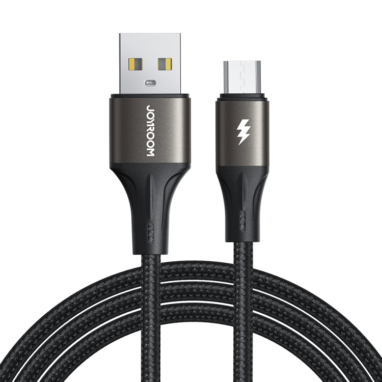 JOYROOM SA25-AM3 3A USB to Micro USB Fast Charge Data Cable, Length:1.2m(Black) - free shipping - PMC TechLife - Order now!