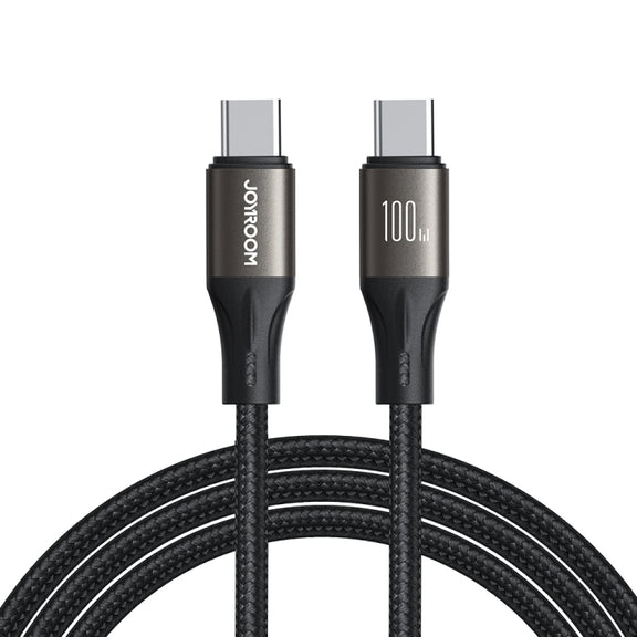 JOYROOM SA25-CC5 100W USB-C/Type-C to USB-C/Type-C Fast Charge Data Cable, Length:3m(Black)