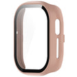 For Honor Watch 4 PC + 9H Tempered Glass Integrated Watch Case(Pink) - Watch Cases by PMC TechLife | Online Shopping South Africa | PMC TechLife | Buy Now Pay Later Mobicred