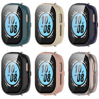 For Honor Watch 4 PC + 9H Tempered Glass Integrated Watch Case(Black) - Watch Cases by PMC Jewellery | Online Shopping South Africa | PMC Jewellery | Buy Now Pay Later Mobicred