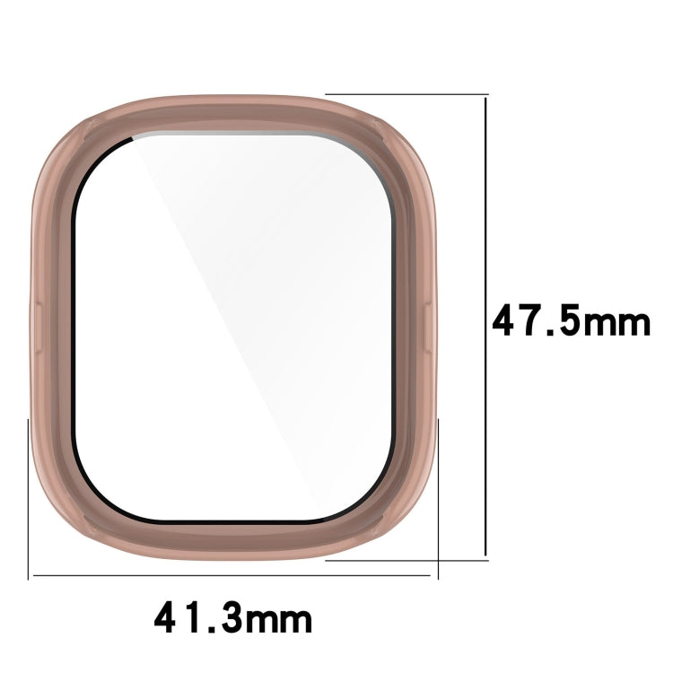 For Honor Watch 4 PC + 9H Tempered Glass Integrated Watch Case(Pink) - Watch Cases by PMC TechLife | Online Shopping South Africa | PMC TechLife | Buy Now Pay Later Mobicred