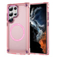 For Samsung Galaxy S24 Ultra 5G Skin Feel TPU + PC MagSafe Magnetic Phone Case(Transparent Pink) - free shipping - PMC TechLife - Order now!