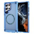 For Samsung Galaxy S24 Ultra 5G Skin Feel TPU + PC MagSafe Magnetic Phone Case(Transparent Blue) - free shipping - PMC TechLife - Order now!