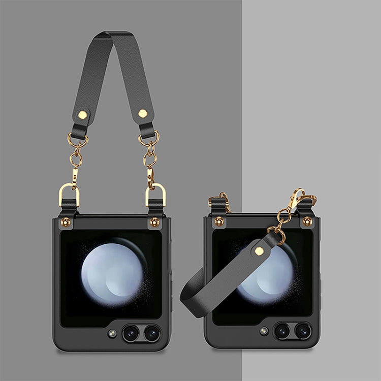 For Samsung Galaxy Z Flip5 GKK Ultra-thin Handbag Phone Case(Black) - Galaxy Z Flip5 Cases by GKK | Online Shopping South Africa | PMC TechLife | Buy Now Pay Later Mobicred