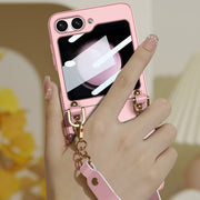 For Samsung Galaxy Z Flip5 GKK Ultra-thin Handbag Phone Case(Purple)