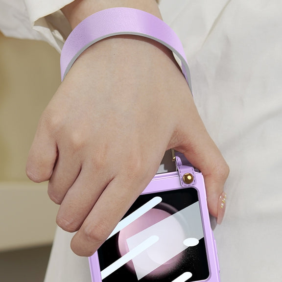 For Samsung Galaxy Z Flip5 GKK Ultra-thin Handbag Phone Case(White)