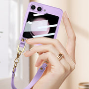 For Samsung Galaxy Z Flip5 GKK Ultra-thin Handbag Phone Case(White)