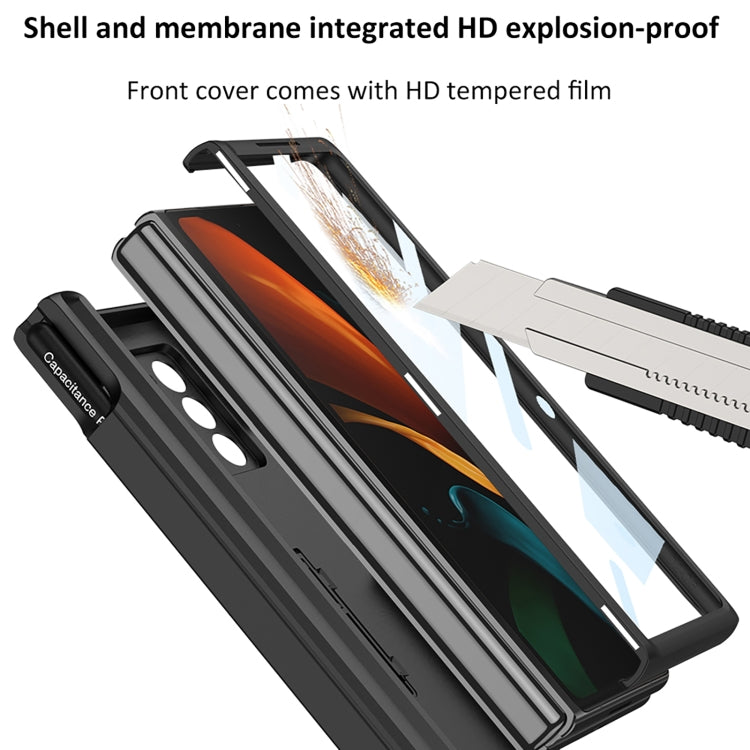 For Samsung Galaxy Z Fold2 GKK Integrated Folding Battle Shell PC Phone Case with Pen Box(Green) - free shipping - PMC TechLife - Order now!
