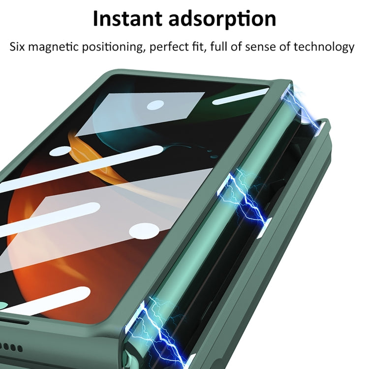 For Samsung Galaxy Z Fold2 GKK Integrated Folding Battle Shell PC Phone Case with Pen Box(Grey) - free shipping - PMC TechLife - Order now!