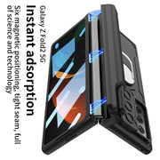For Samsung Galaxy Z Fold2 GKK Integrated Folding Armored Shell PC Phone Case with Pen Box(Green)