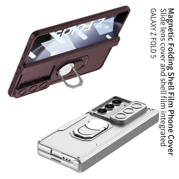 For Samsung Galaxy Z Fold5 GKK Integrated Folding Armored Shell PC Phone Case(Green) - free shipping - PMC TechLife - Order now!