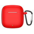 For Huawei Freebuds SE 2 Shockproof Silicone Earphone Protective Case with Hook(Red) - Huawei Earphone Case by PMC TechLife | Online Shopping South Africa | PMC TechLife | Buy Now Pay Later Mobicred