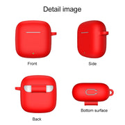 For Huawei Freebuds SE 2 Shockproof Silicone Earphone Protective Case with Hook(White)
