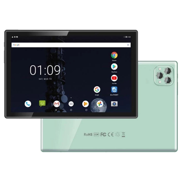 BDF P50 4G LTE Tablet PC 10.1 inch, 8GB+128GB, Android 11 MTK6755 Octa Core, Support Dual SIM, EU Plug(Green) - free shipping - PMC TechLife - Order now!