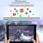 BDF P50 4G LTE Tablet PC 10.1 inch, 8GB+128GB, Android 11 MTK6755 Octa Core, Support Dual SIM, EU Plug(Silver)