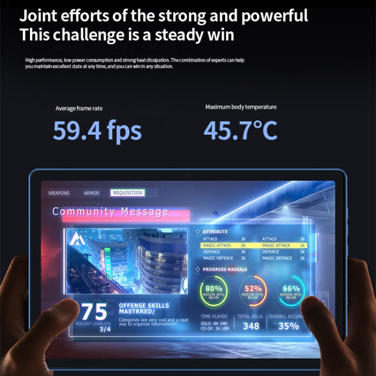 BDF P60 4G LTE Tablet PC 10.1 inch, 8GB+128GB, Android 11 MTK6755 Octa Core, Support Dual SIM, EU Plug(Grey) - free shipping - PMC Jewellery - Order now!
