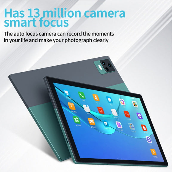 BDF P70 4G LTE Tablet PC 10.1 inch, 8GB+256GB, Android 12 MTK6762 Octa Core, Support Dual SIM, EU Plug(Silver)