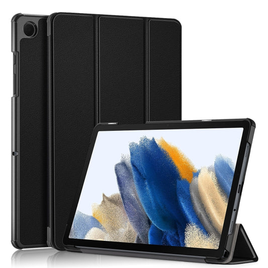 For Samsung Galaxy Tab A9 Plus 3-folding Leather Smart Tablet Case(Black) - Galaxy Tab A9 by PMC Jewellery | Online Shopping South Africa | PMC Jewellery | Buy Now Pay Later Mobicred