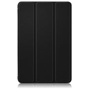 For Samsung Galaxy Tab A9 Plus 3-folding Leather Smart Tablet Case(Black)
