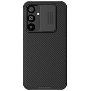 For Samsung Galaxy S23 FE NILLKIN Black Mirror Pro Series Camshield PC Phone Case(Black)