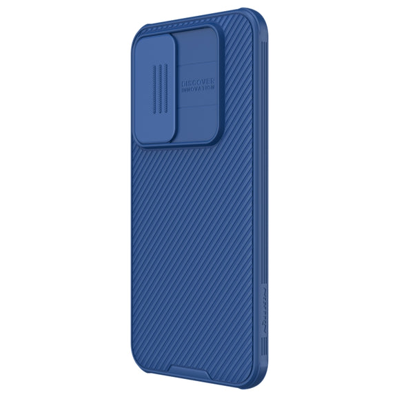 For Samsung Galaxy S23 FE NILLKIN Black Mirror Pro Series Camshield PC Phone Case(Blue)